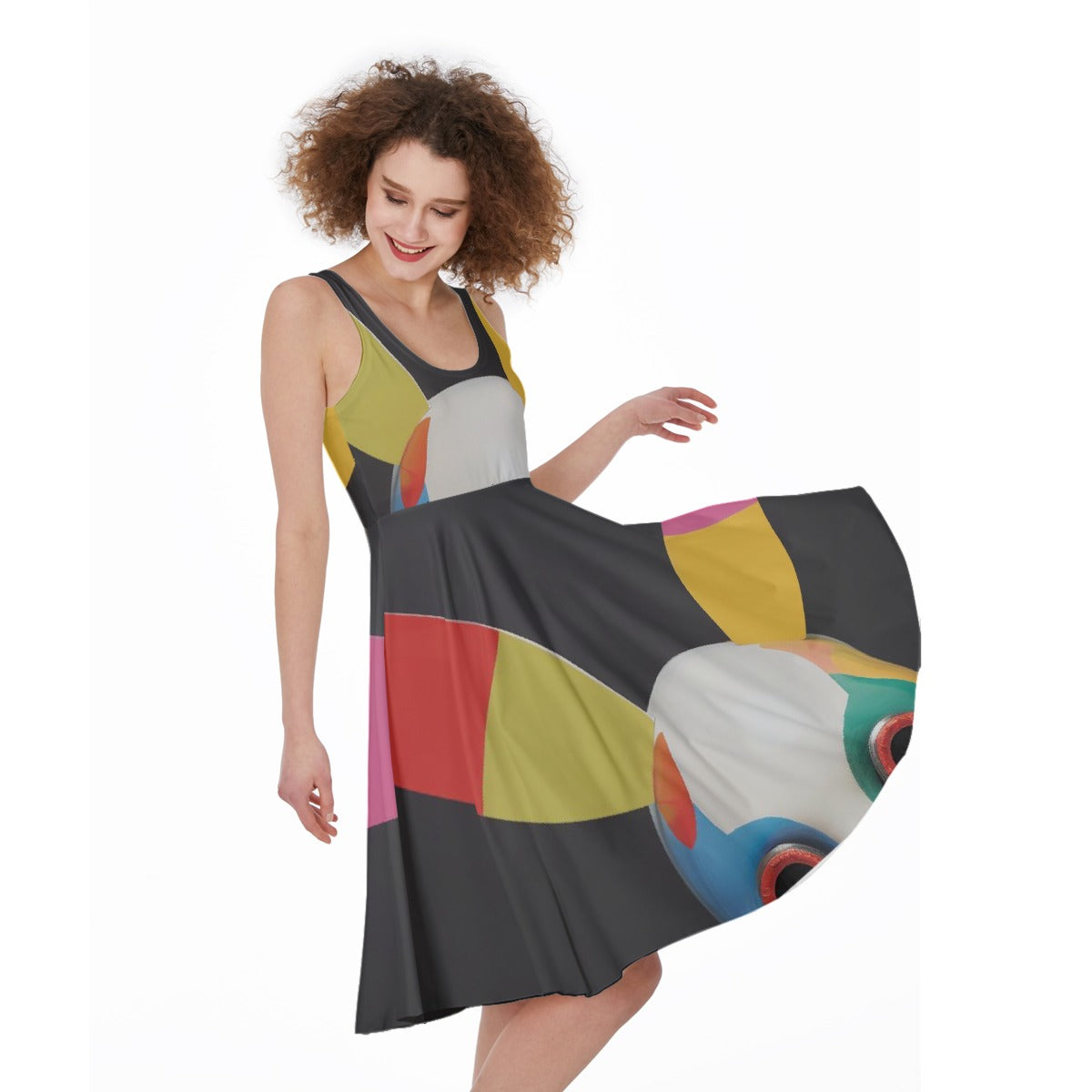 All-Over Print Women's Sleeveless Dress