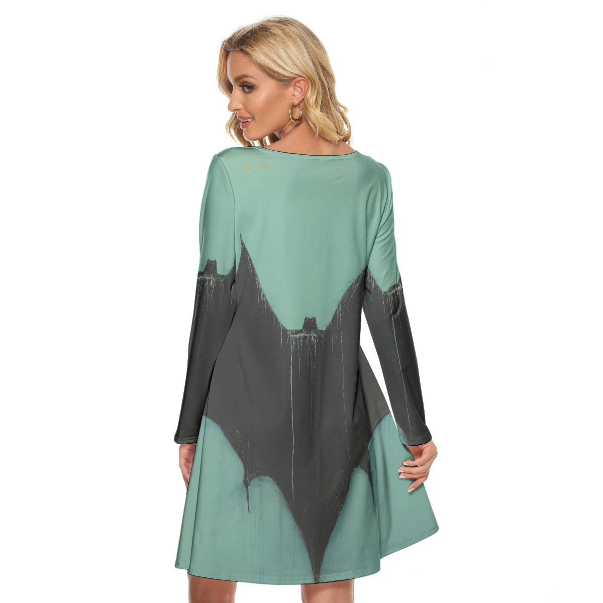 All-Over Print Women's Crew Neck Dress
