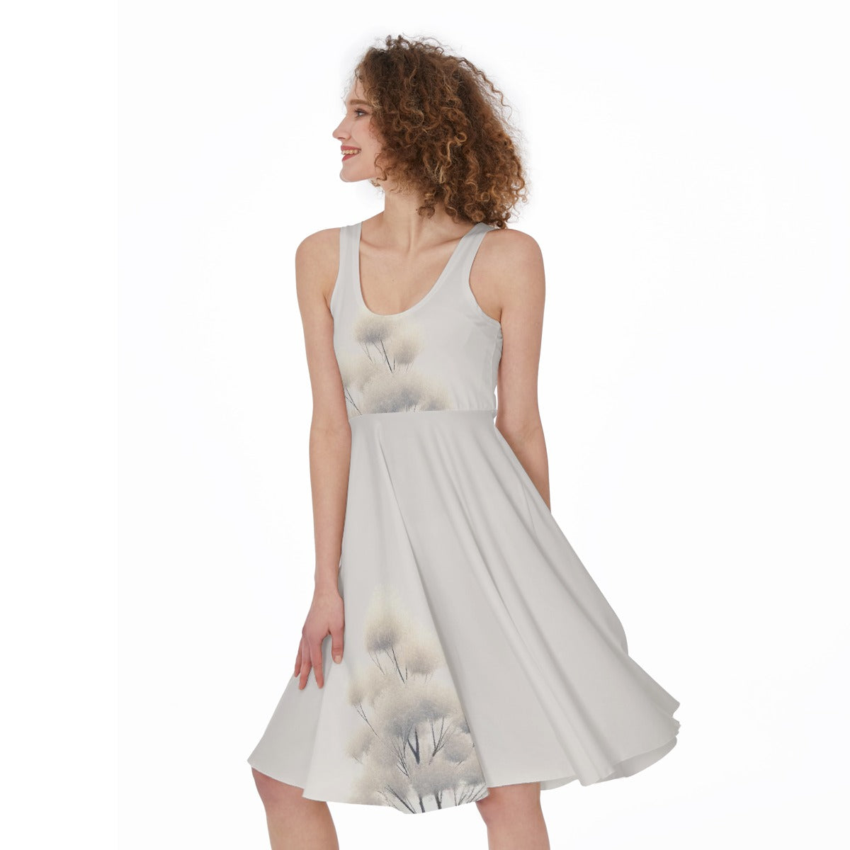 All-Over Print Women's Sleeveless Dress