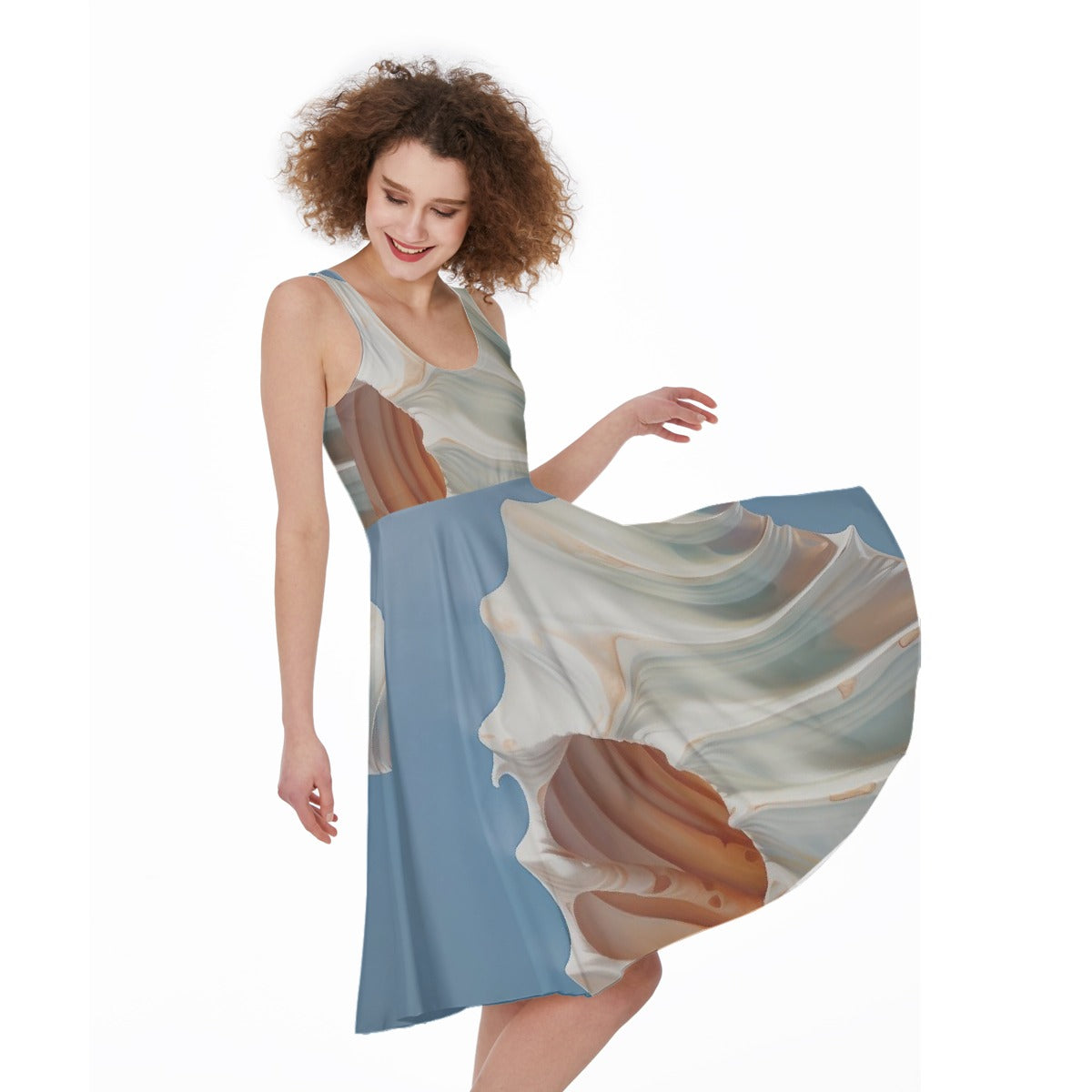 All-Over Print Women's Sleeveless Dress