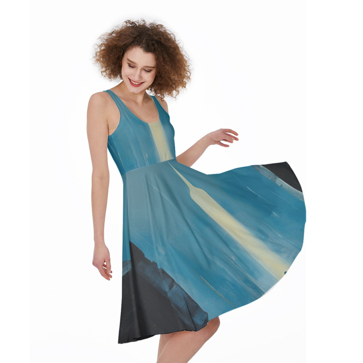 All-Over Print Women's Sleeveless Dress