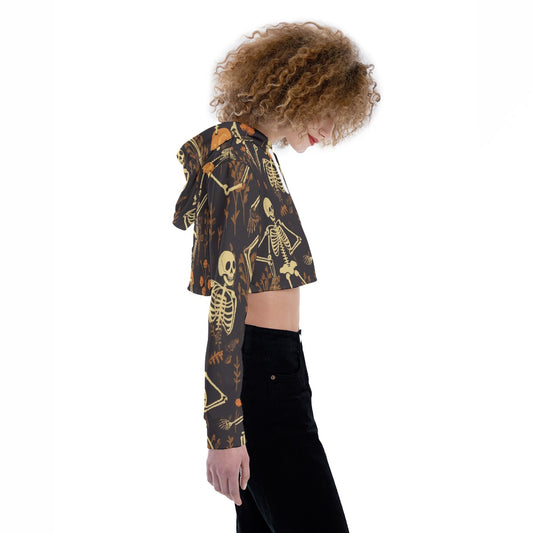 All-Over Print Women's Crop Top Hoodie