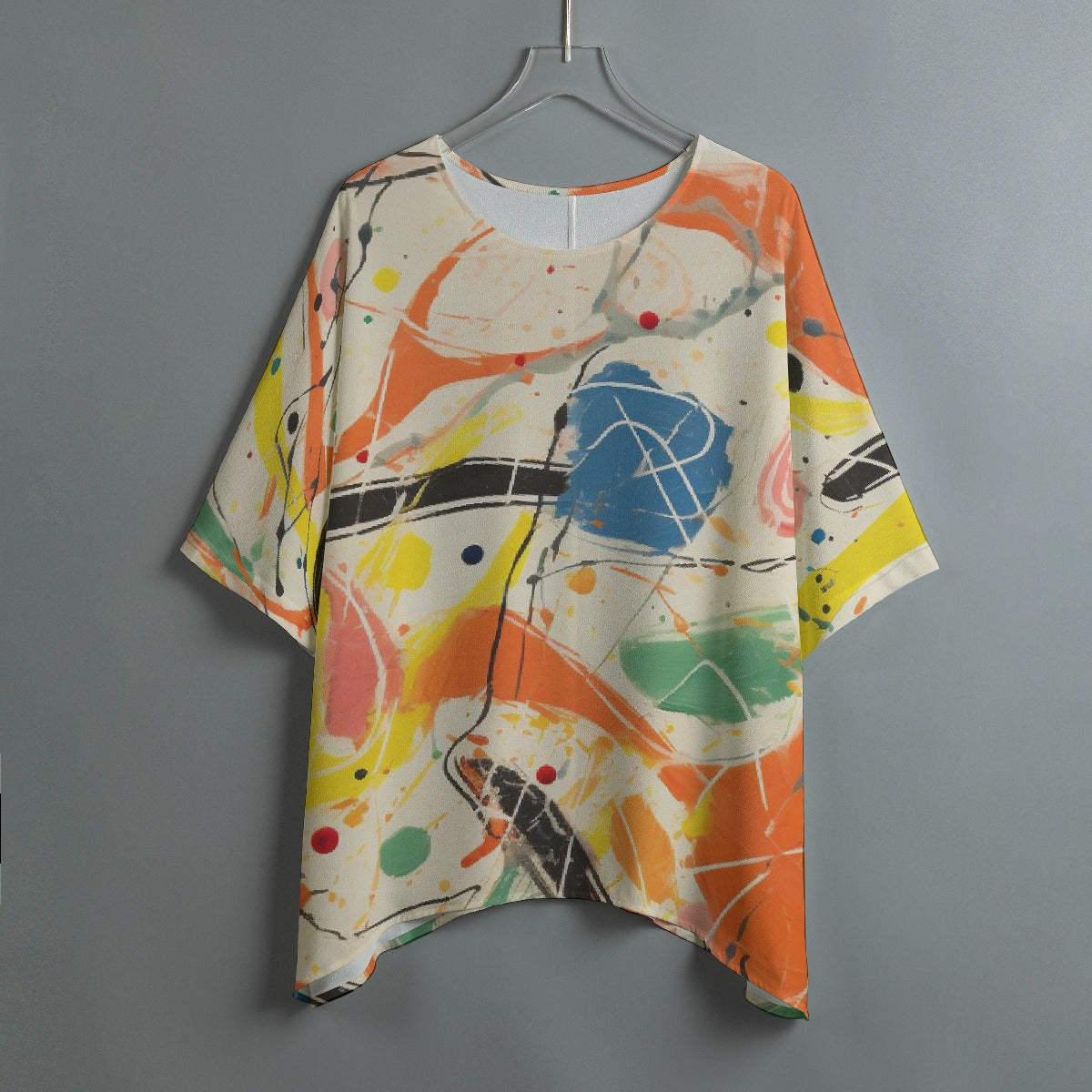 All-Over Print Women's Bat Sleeve Shirt