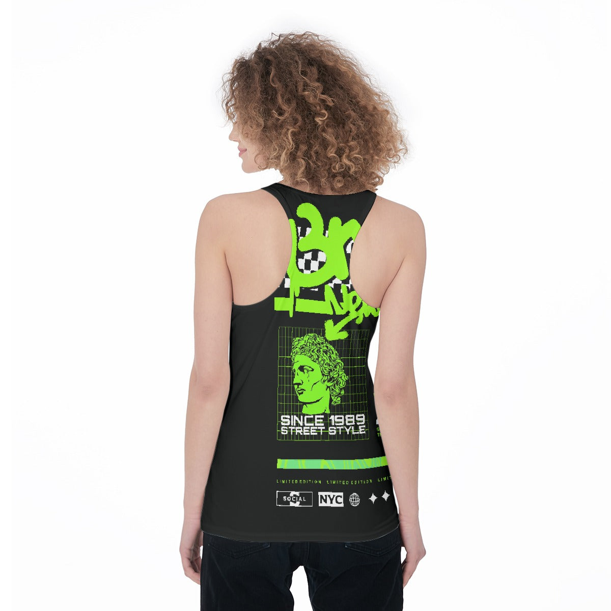 All-Over Print Women's Racerback Tank Top