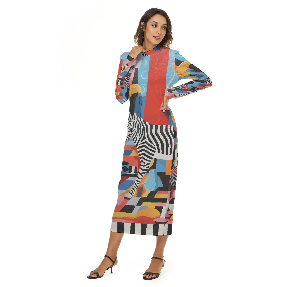 All-Over Print Women's Hip Dress