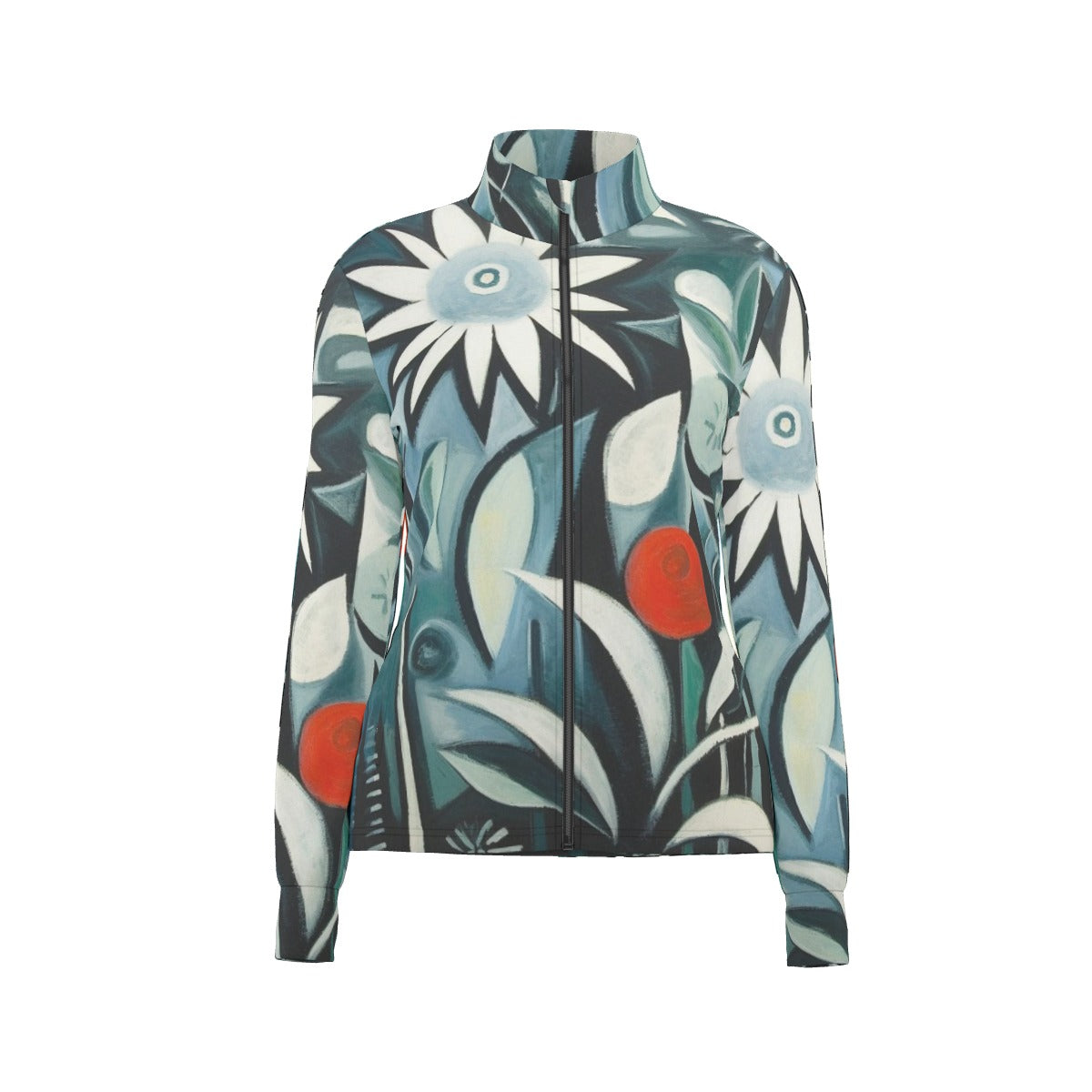 All-Over Print Women's Long Sleeve Thumbhole Jacket