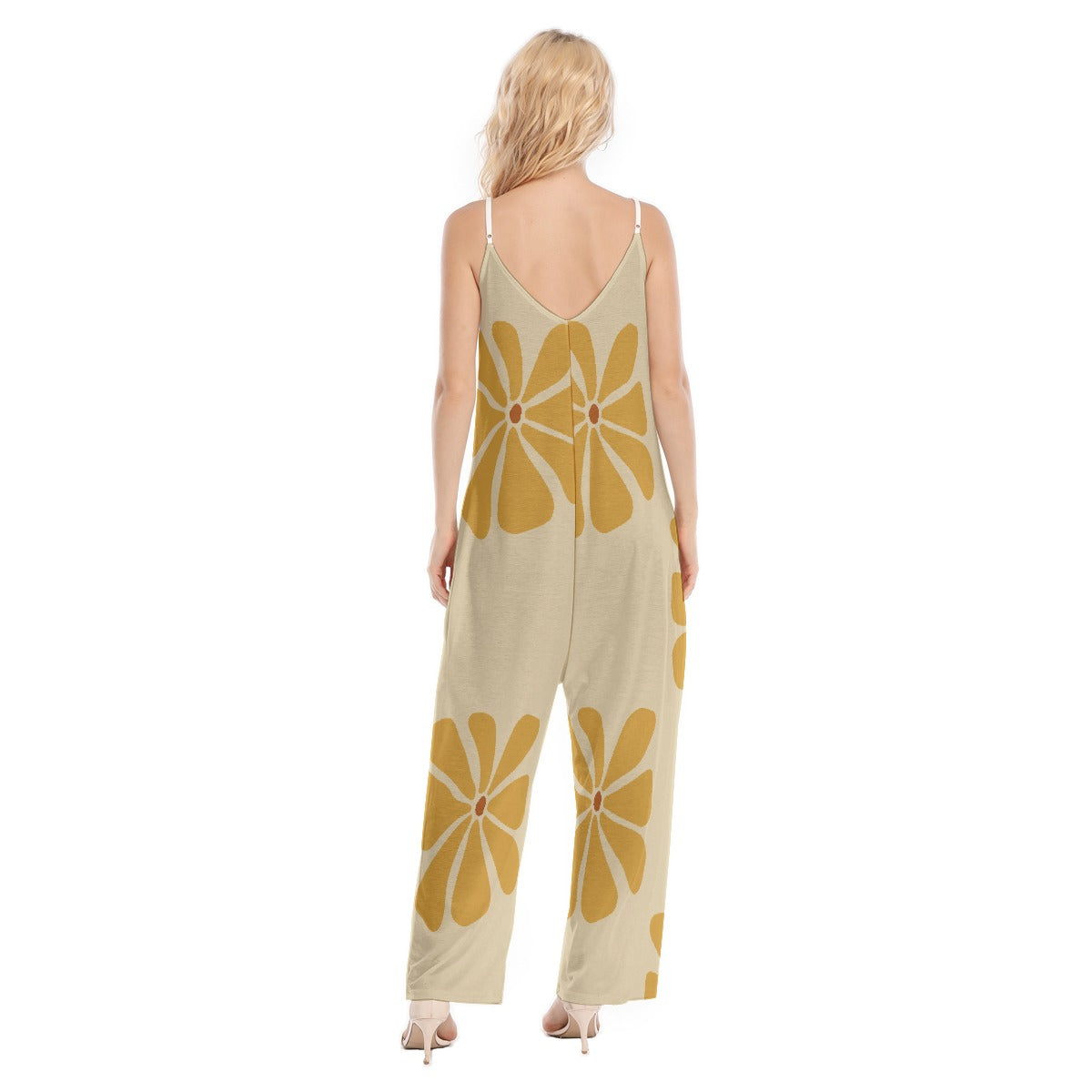 All-Over Print Women's Loose Cami Jumpsuit
