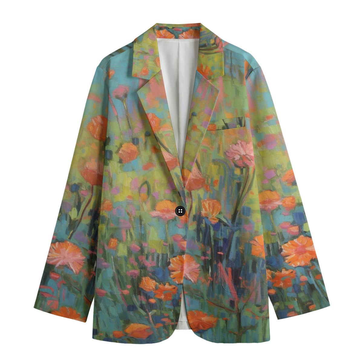 All-Over Print Women's Leisure Blazer