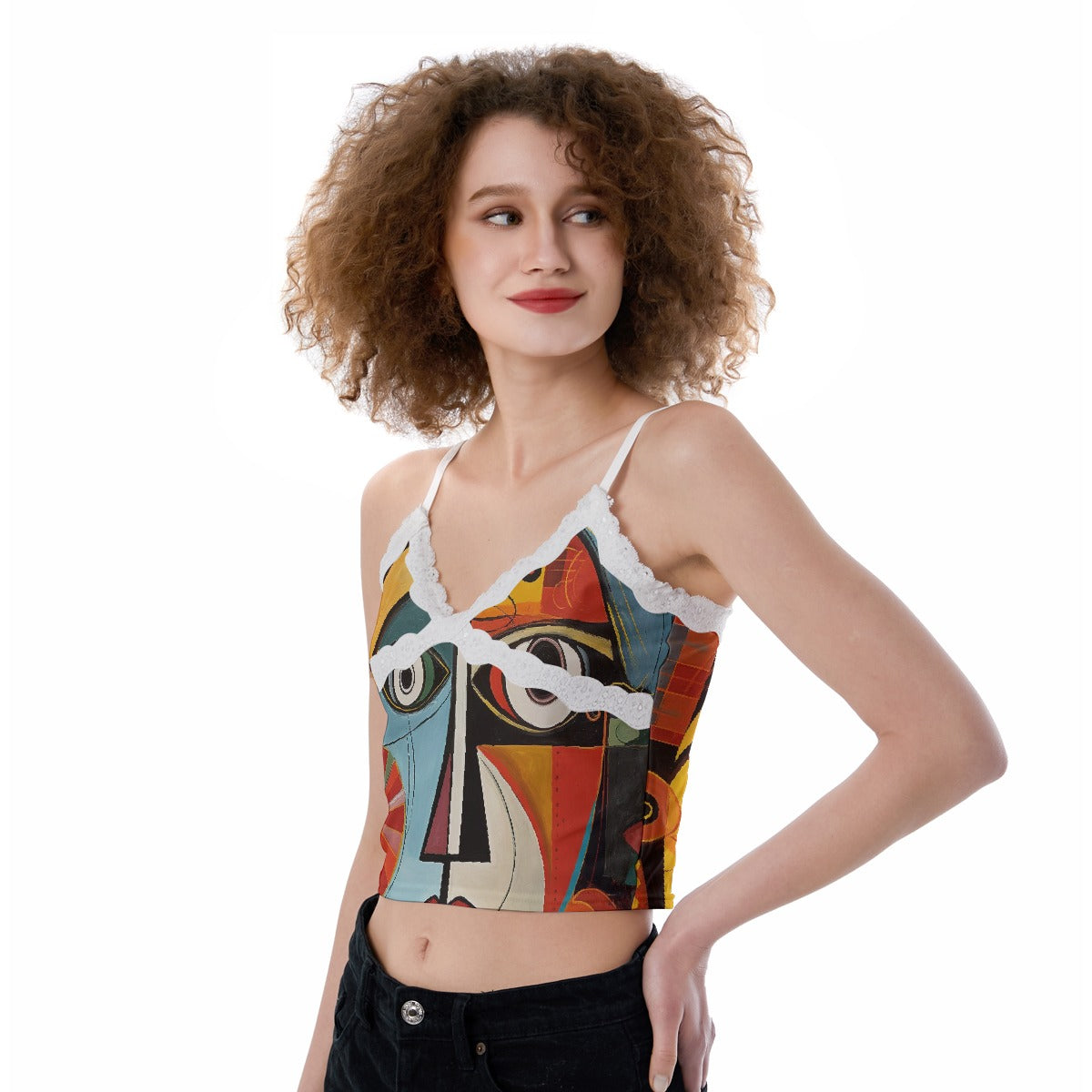 All-Over Print Women's Lace Camisole