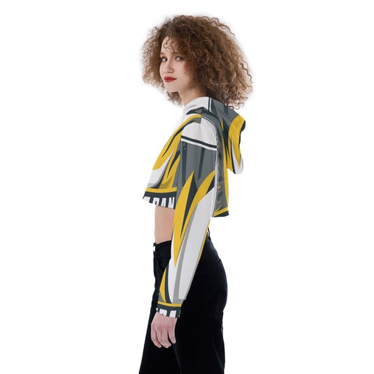 All-Over Print Women's Crop Top Hoodie