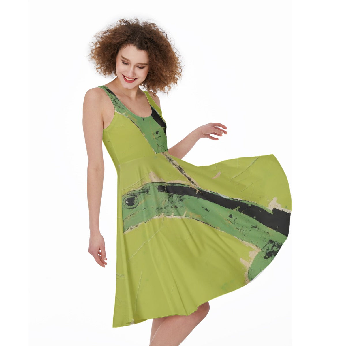 All-Over Print Women's Sleeveless Dress