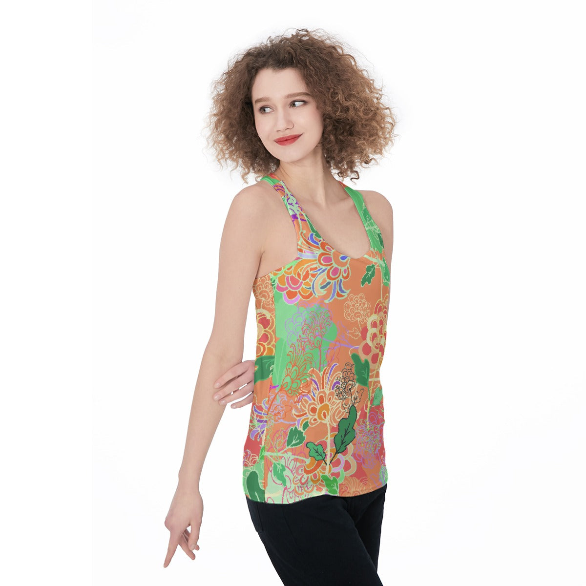 All-Over Print Women's Racerback Tank Top