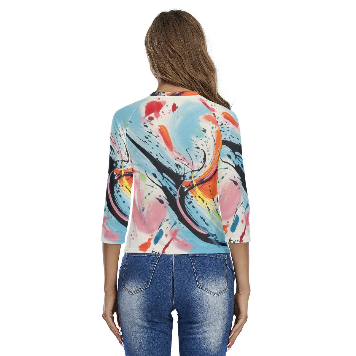 All-Over Print Women's Raglan Sleeves T-shirts