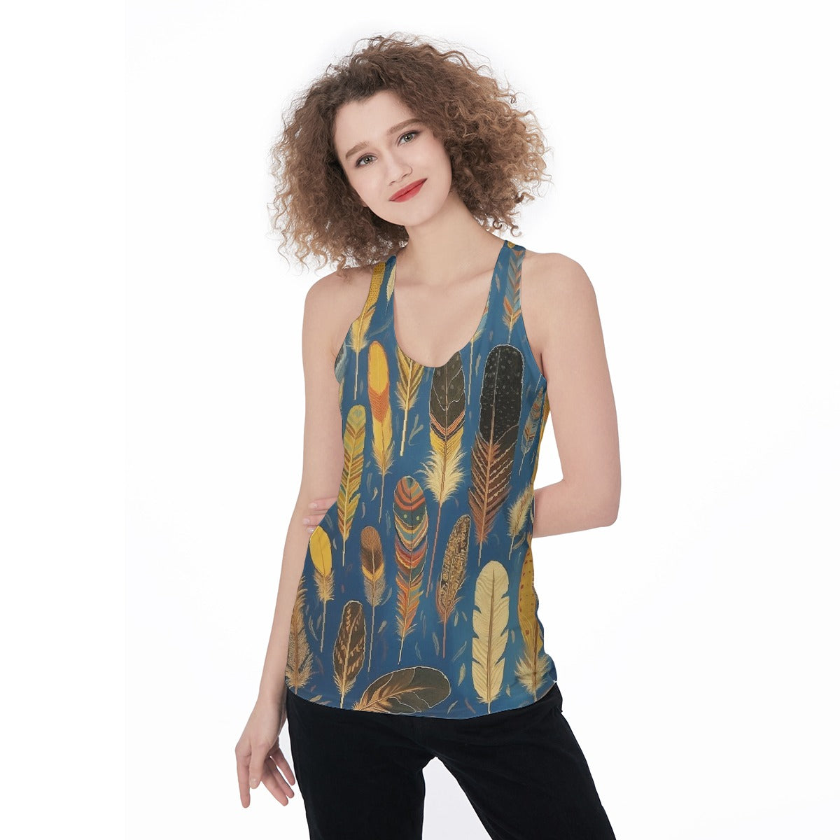 All-Over Print Women's Racerback Tank Top