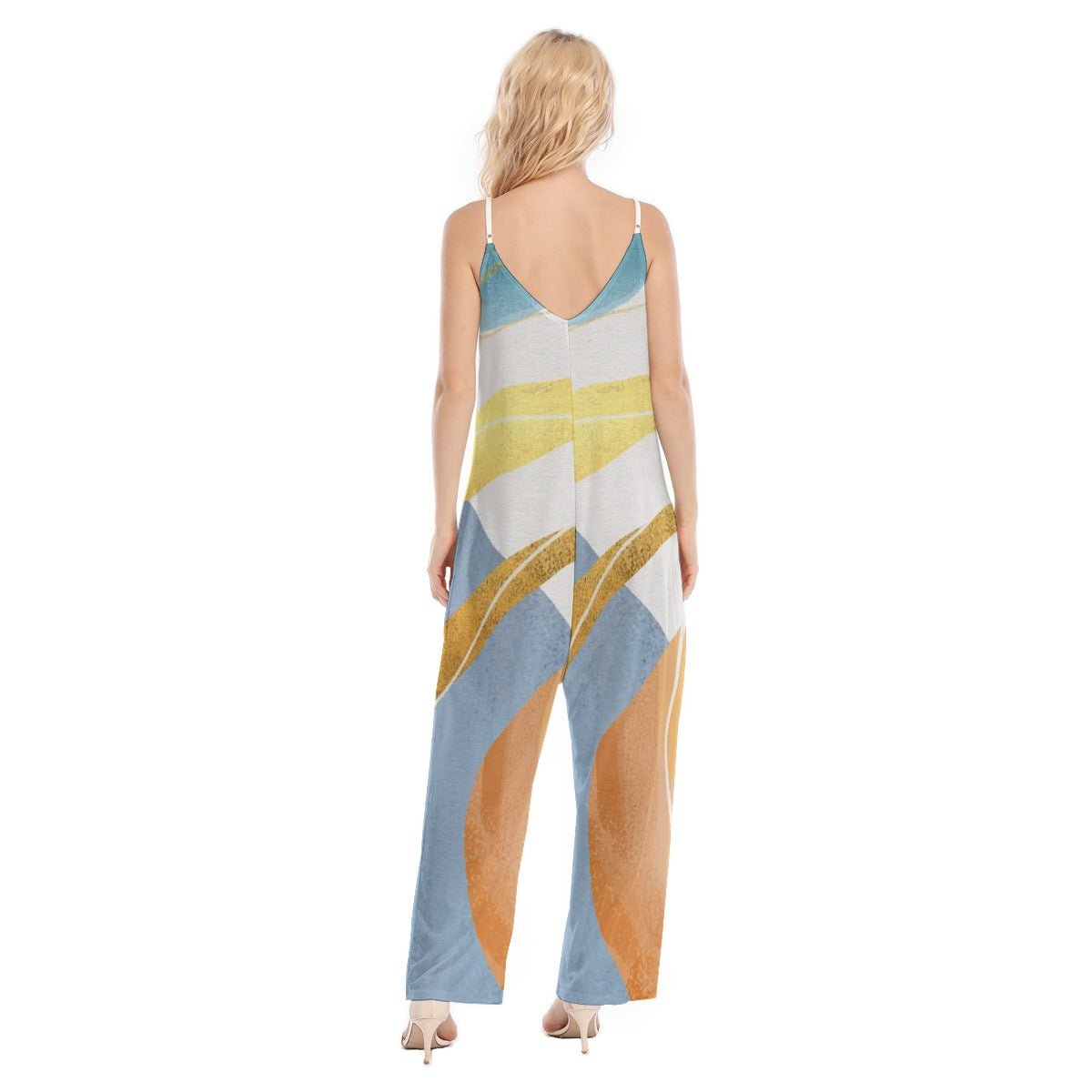 All-Over Print Women's Loose Cami Jumpsuit