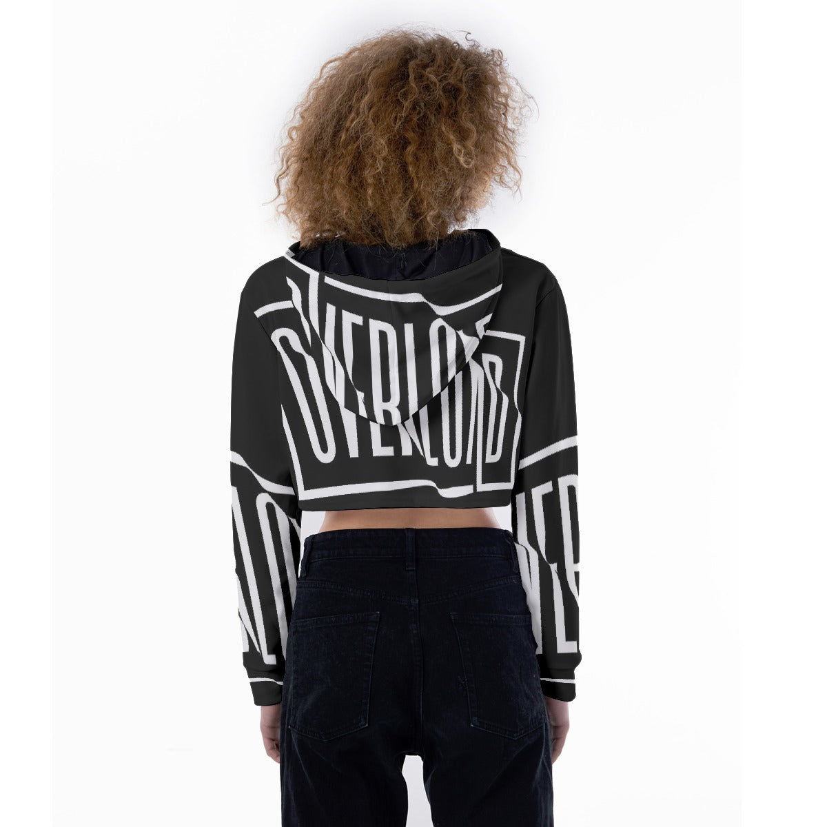 All-Over Print Women's Crop Top Hoodie