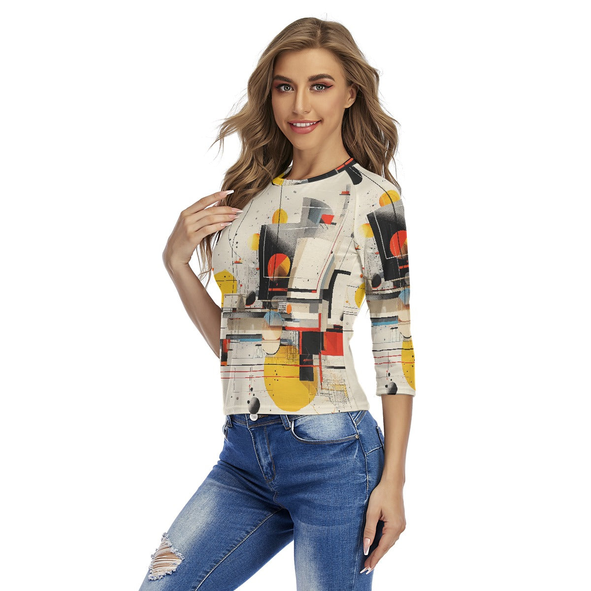 All-Over Print Women's Raglan Sleeves T-shirts