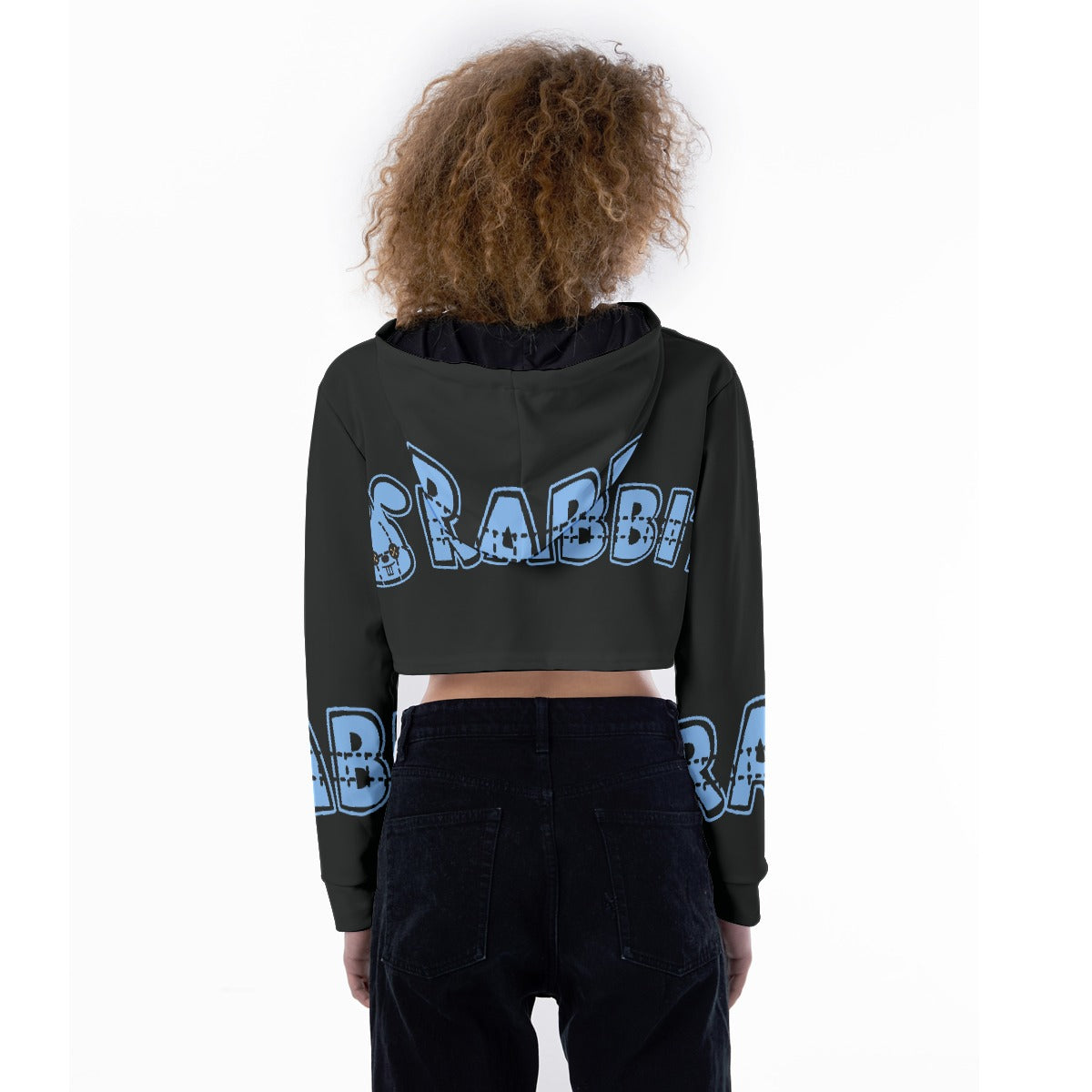 All-Over Print Women's Crop Top Hoodie