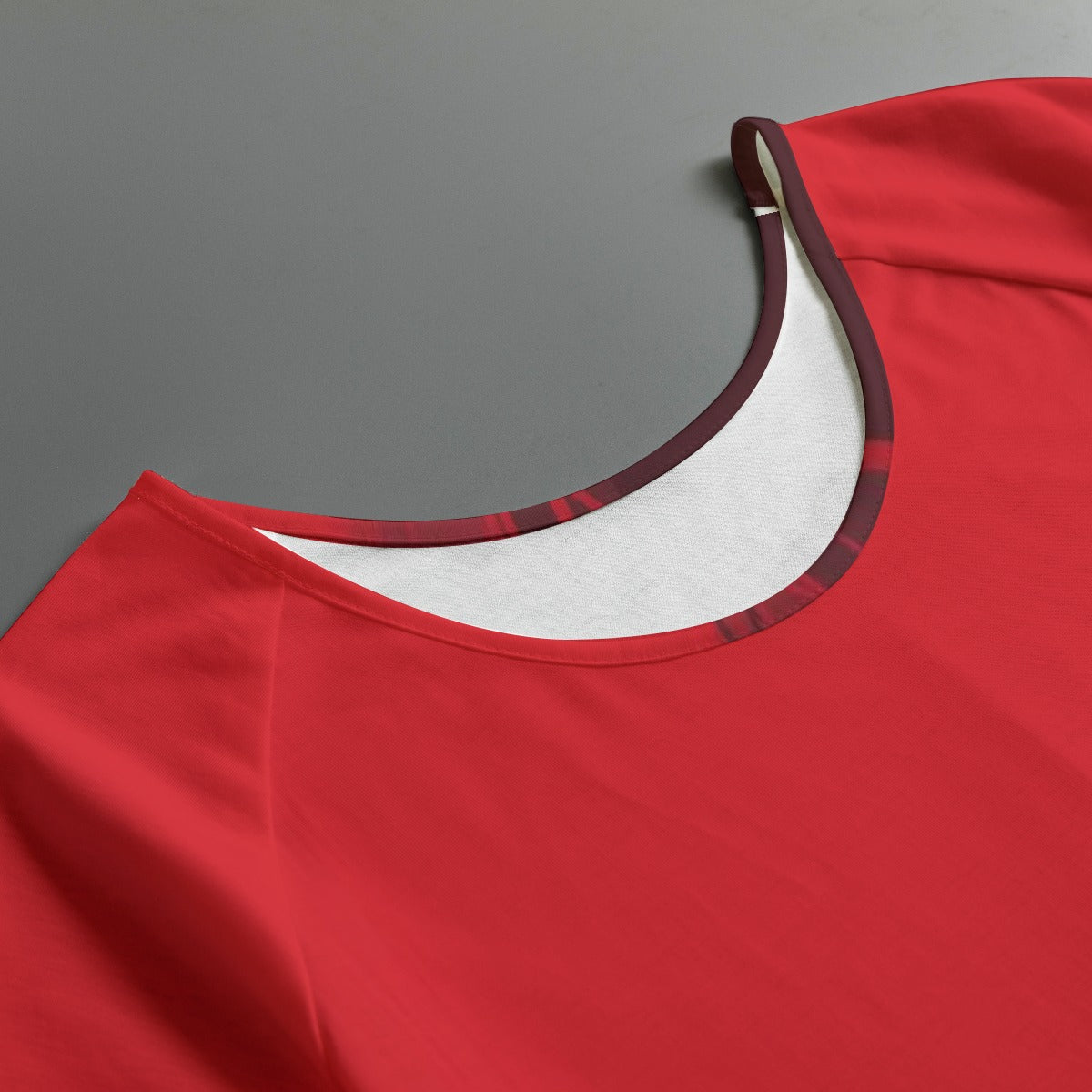 All-Over Print Women's Round Neck T-shirt With Raglan Sleeve