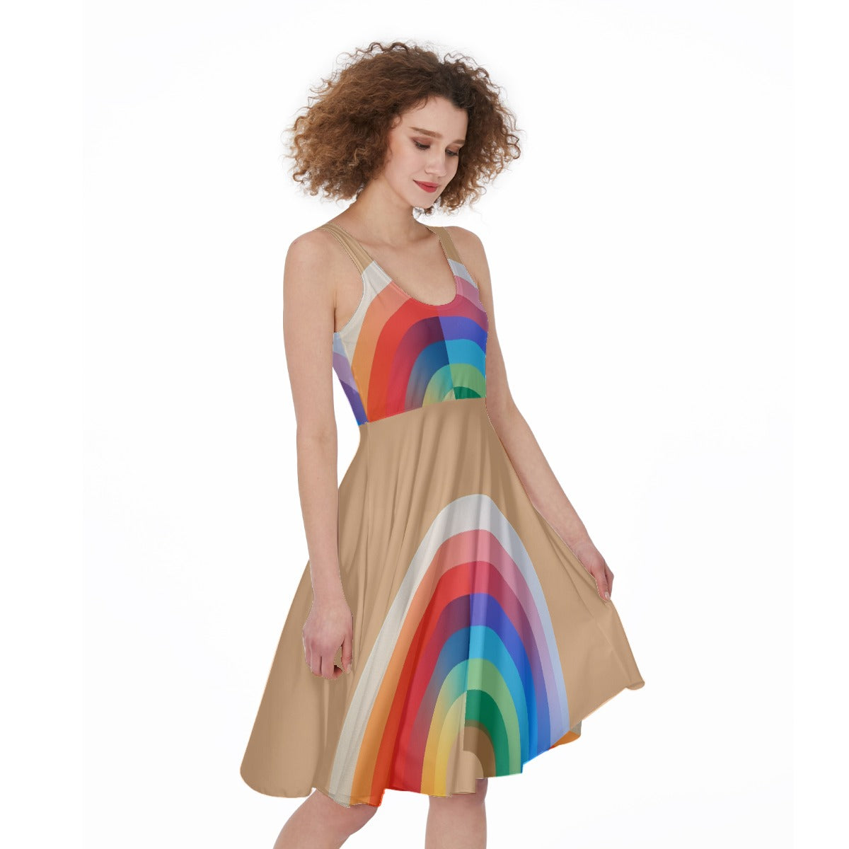 All-Over Print Women's Sleeveless Dress