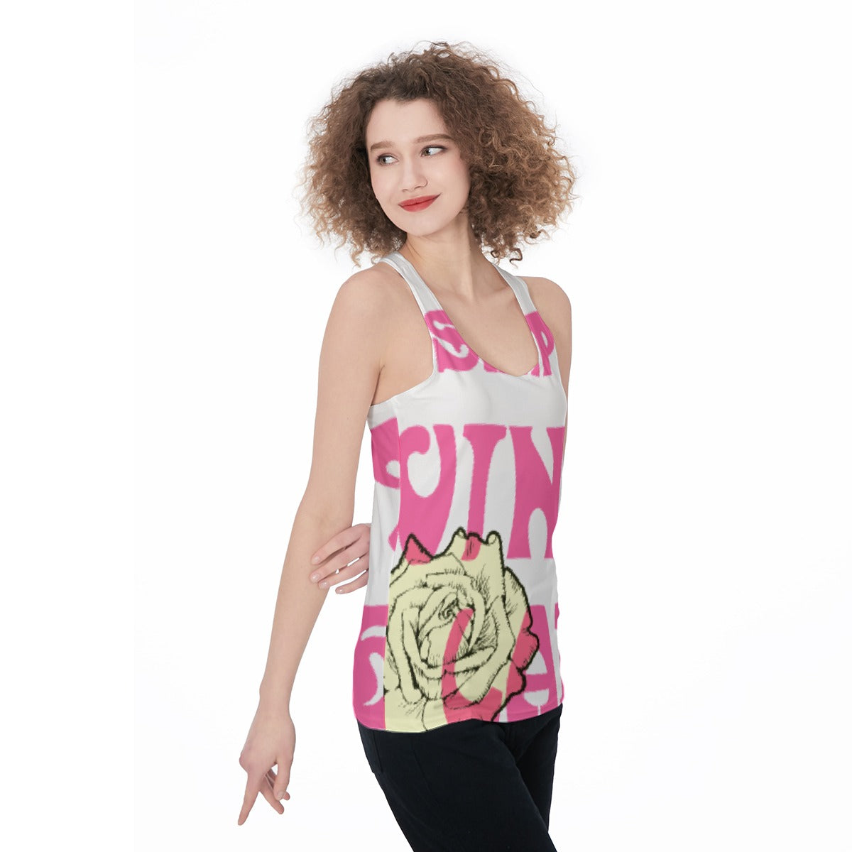 All-Over Print Women's Racerback Tank Top