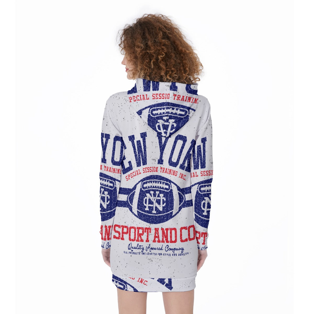 All-Over Print Women's Long Hoodie