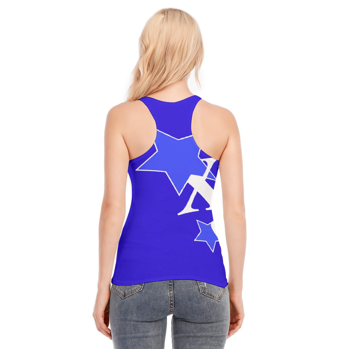 All-Over Print Women's Racer Vest | 190GSM Cotton