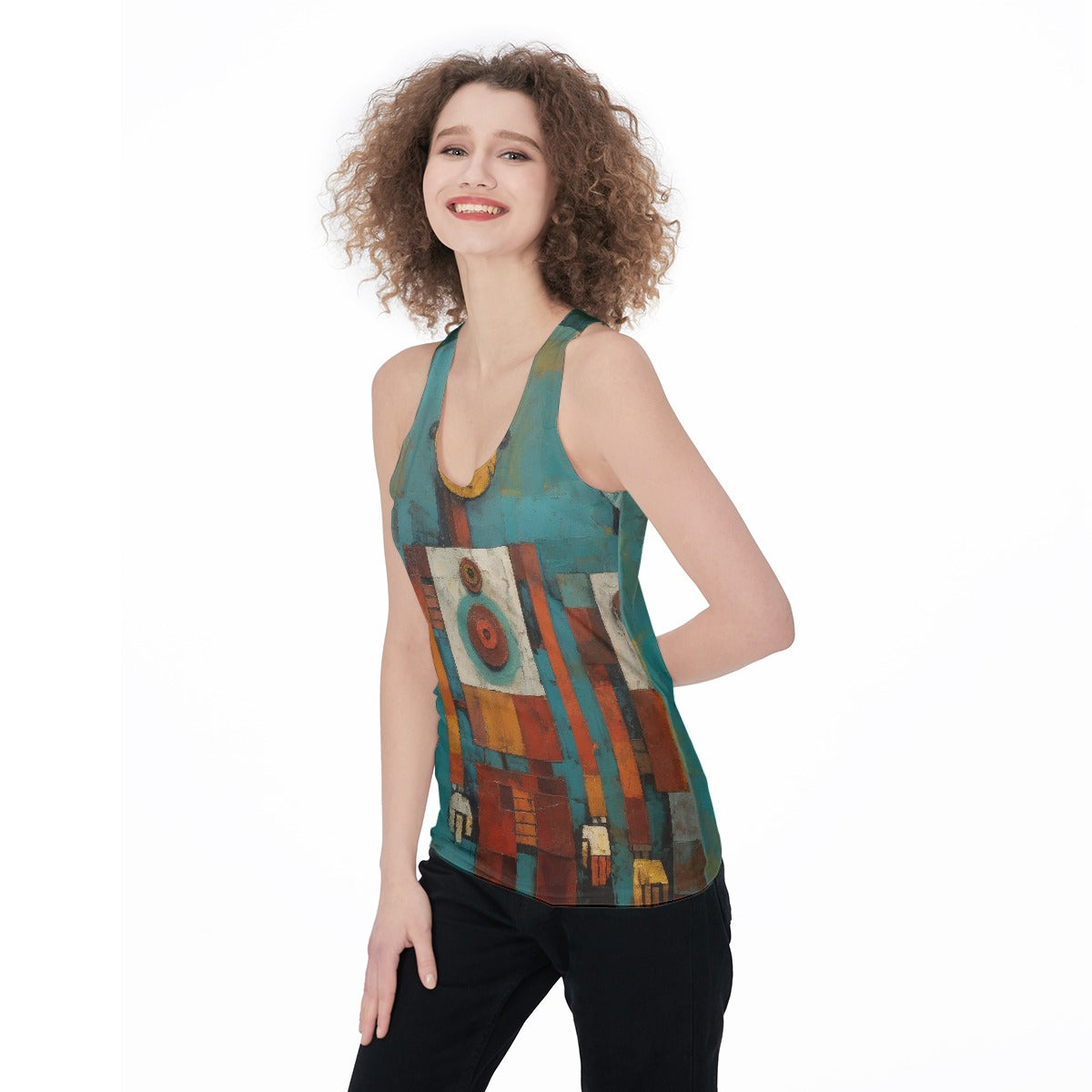 All-Over Print Women's Racerback Tank Top