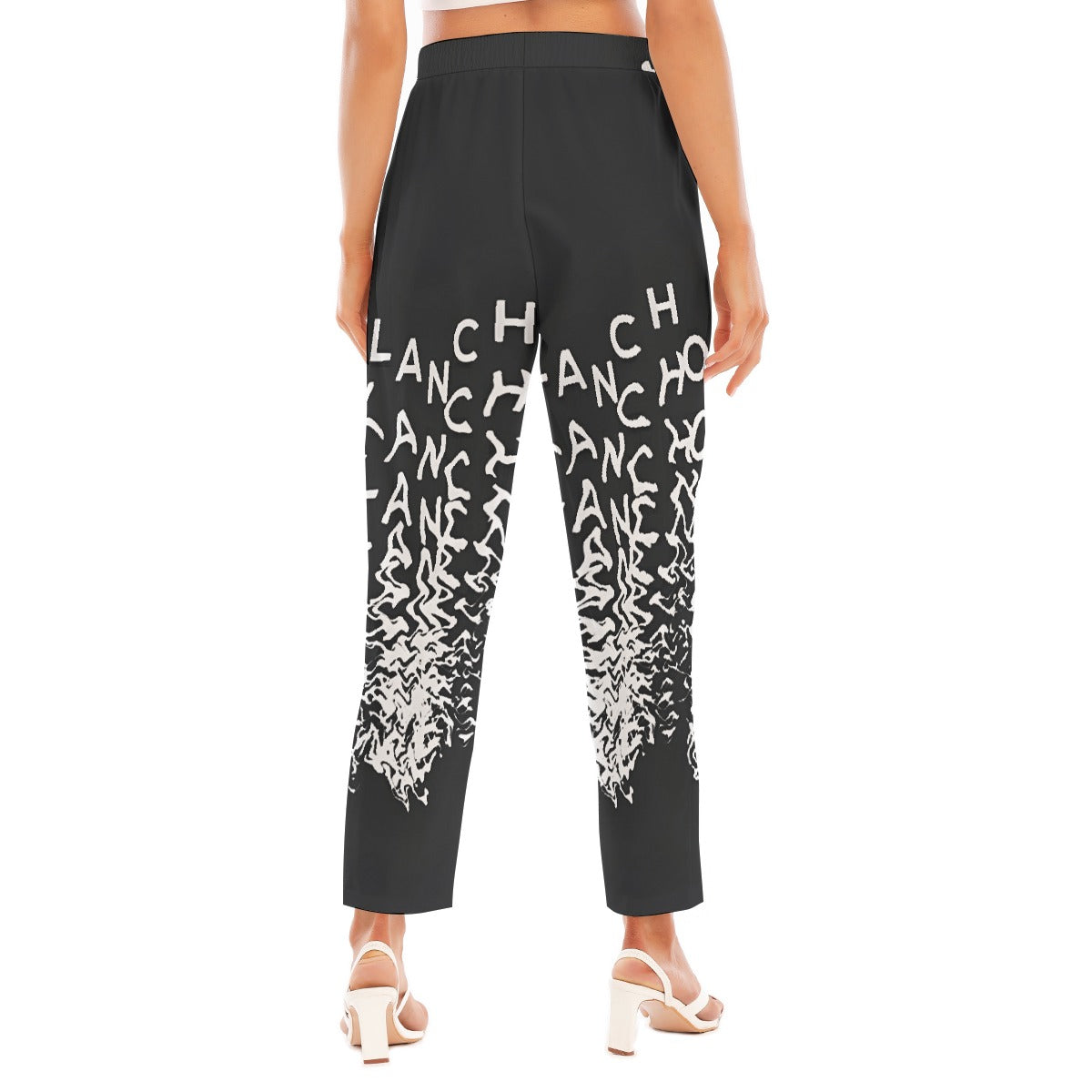 All-Over Print Women's Loose Straight-leg Pants