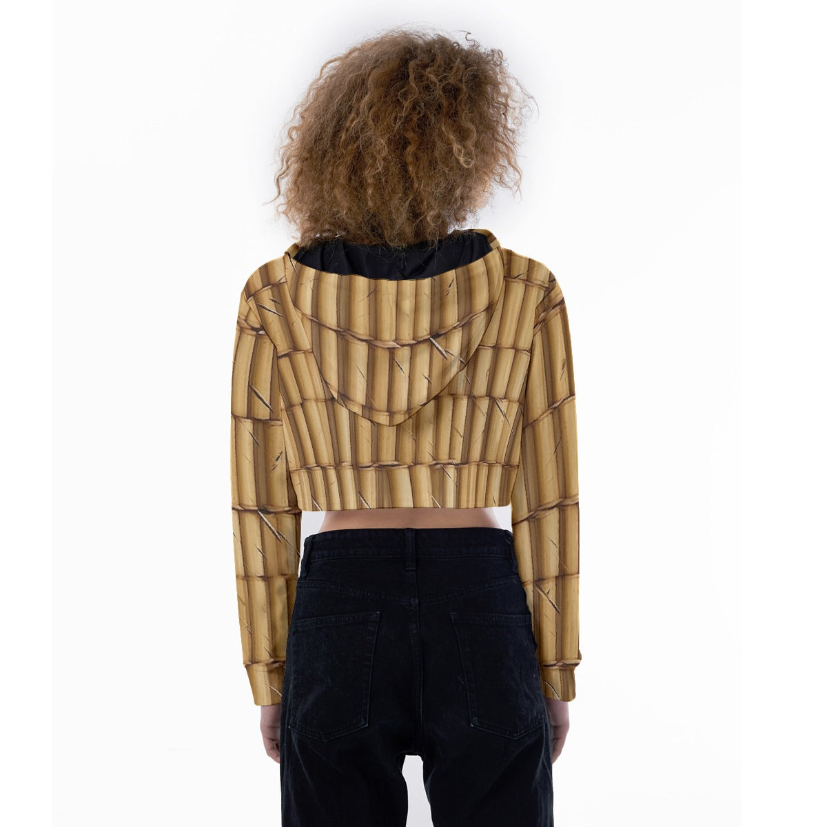 All-Over Print Women's Crop Top Hoodie