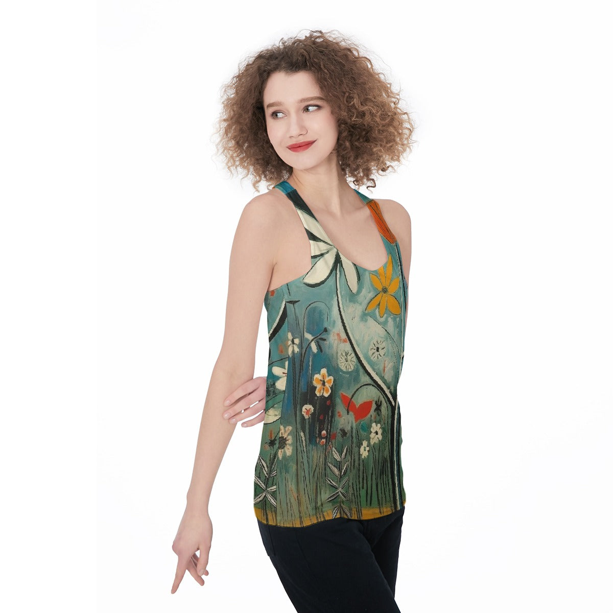 All-Over Print Women's Racerback Tank Top