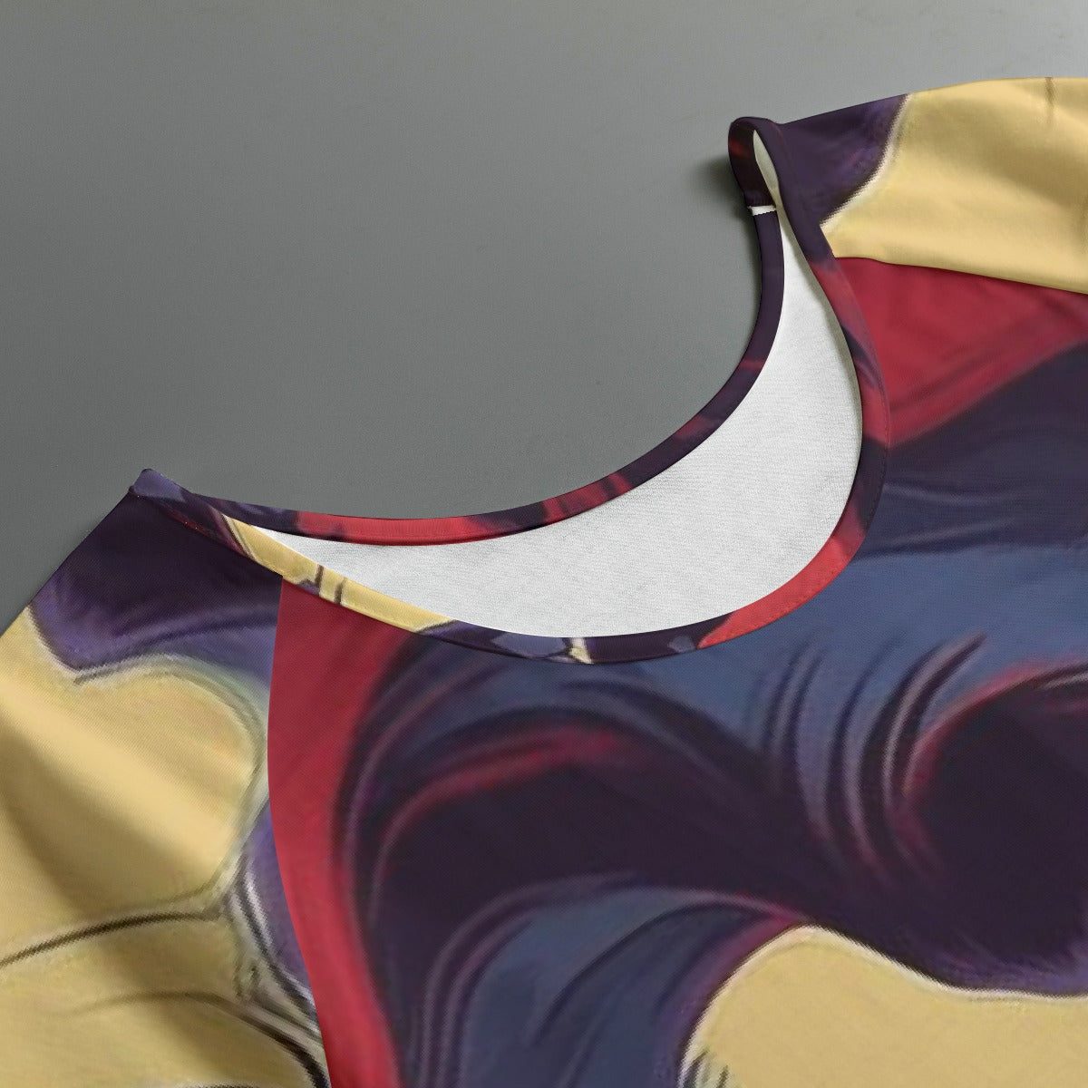 All-Over Print Women's Round Neck T-shirt With Raglan Sleeve