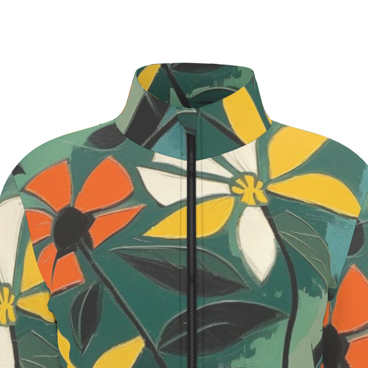 All-Over Print Women's Long Sleeve Thumbhole Jacket