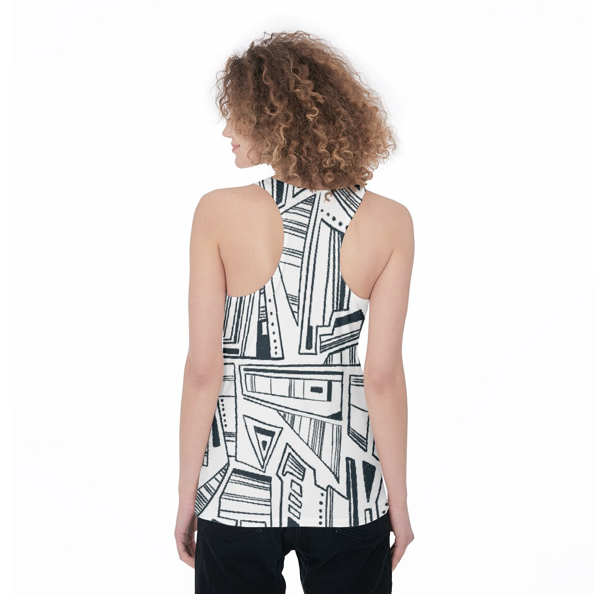 All-Over Print Women's Racerback Tank Top
