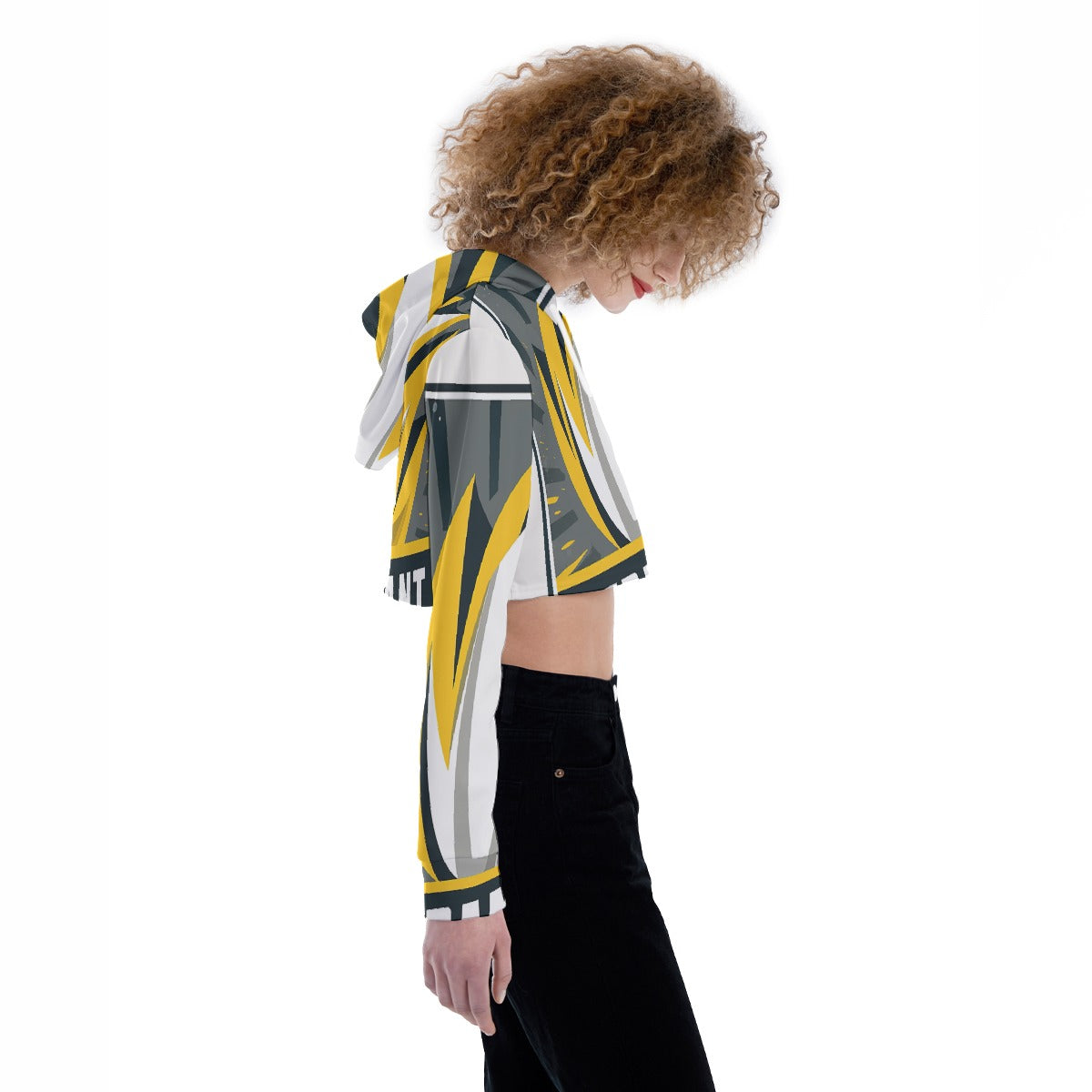 All-Over Print Women's Crop Top Hoodie