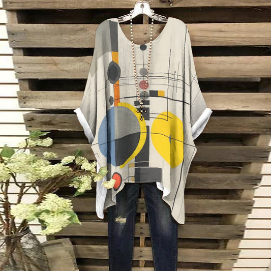 All-Over Print Women's Bat Sleeve Shirt