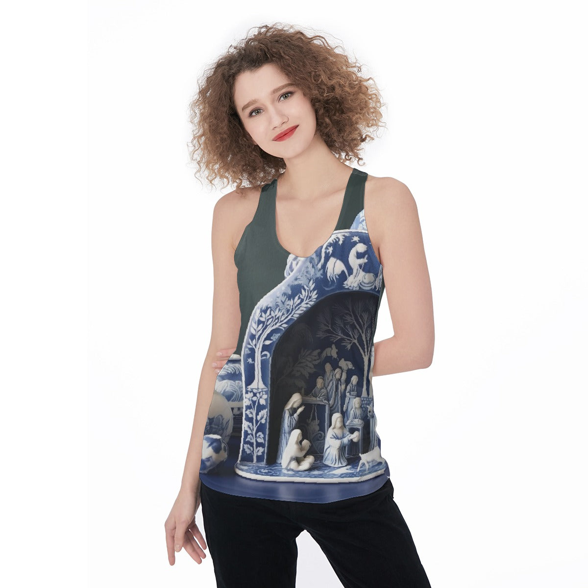 All-Over Print Women's Racerback Tank Top
