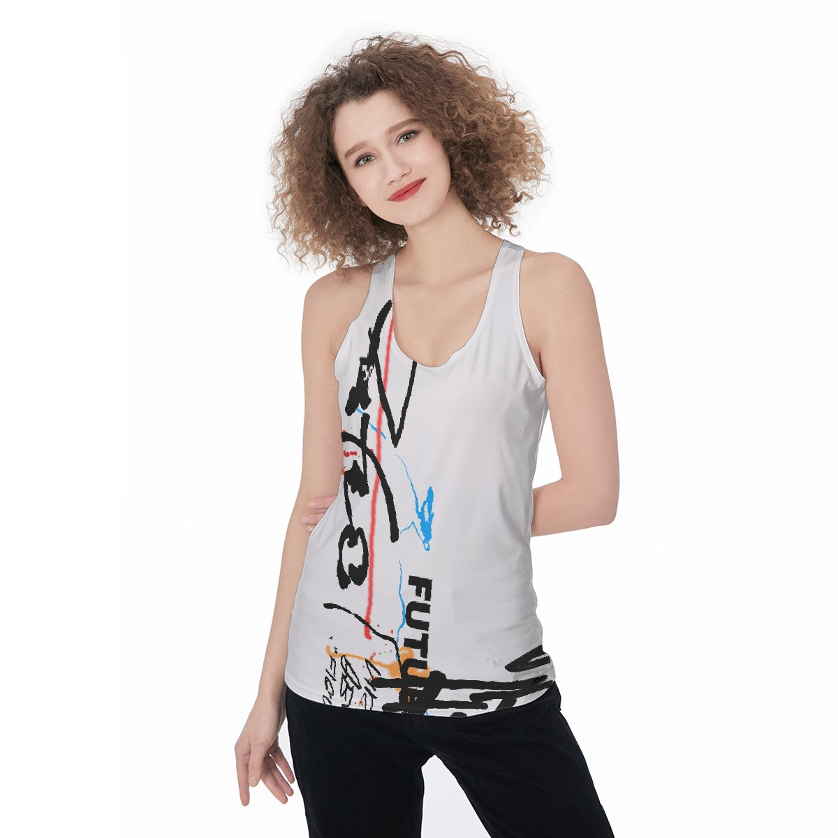 All-Over Print Women's Racerback Tank Top