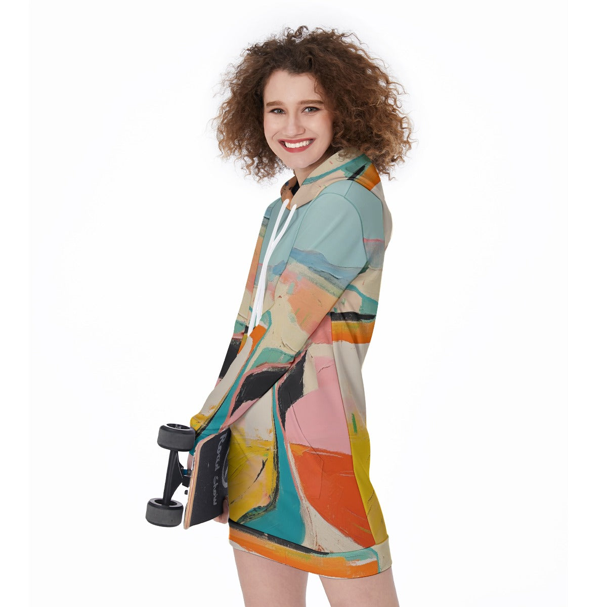 All-Over Print Women's Long Hoodie