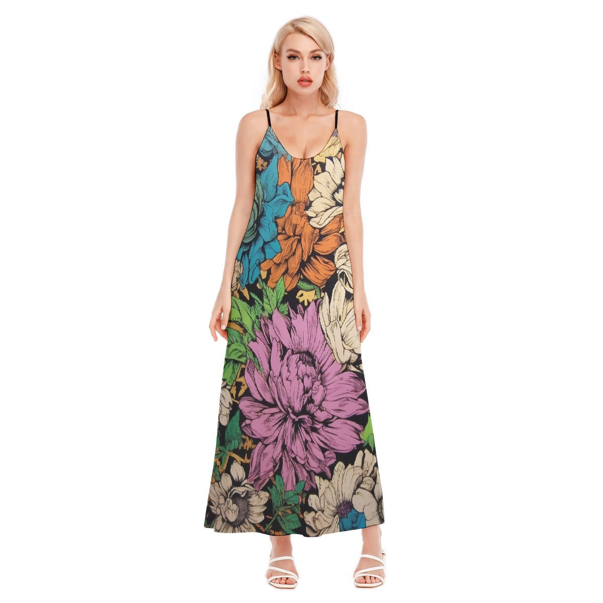 All-Over Print Women's Sling Dress