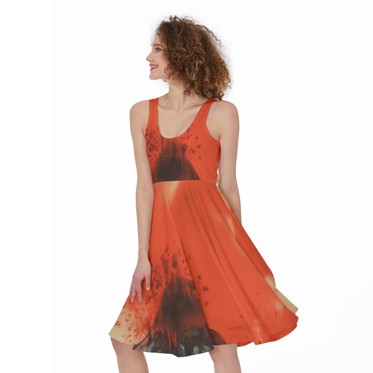 All-Over Print Women's Sleeveless Dress