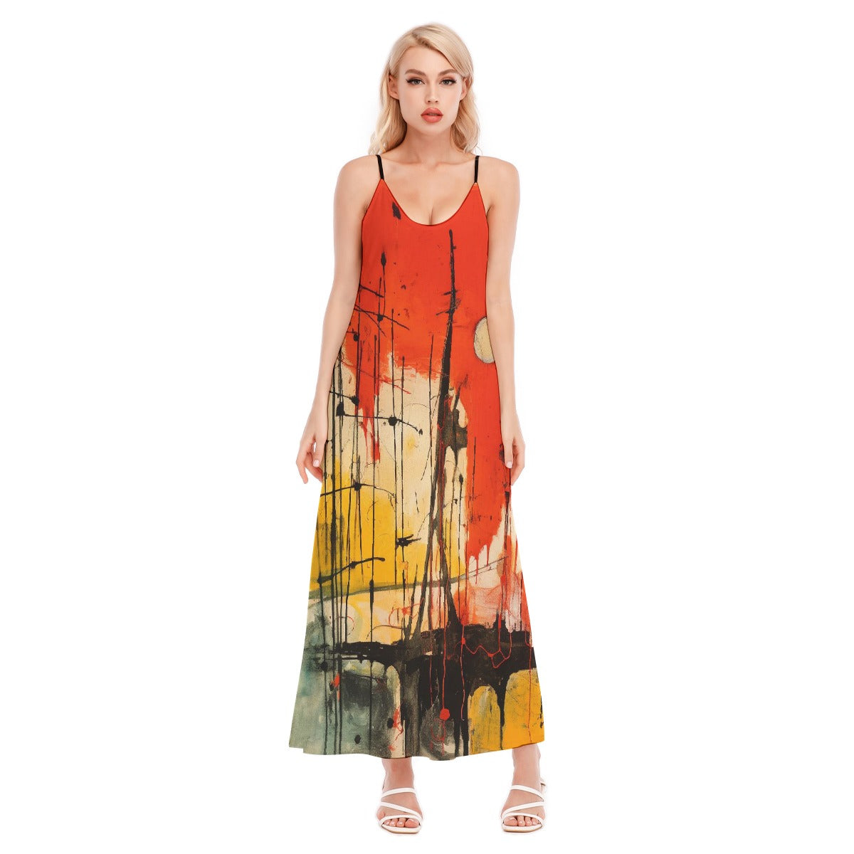 All-Over Print Women's Sling Dress
