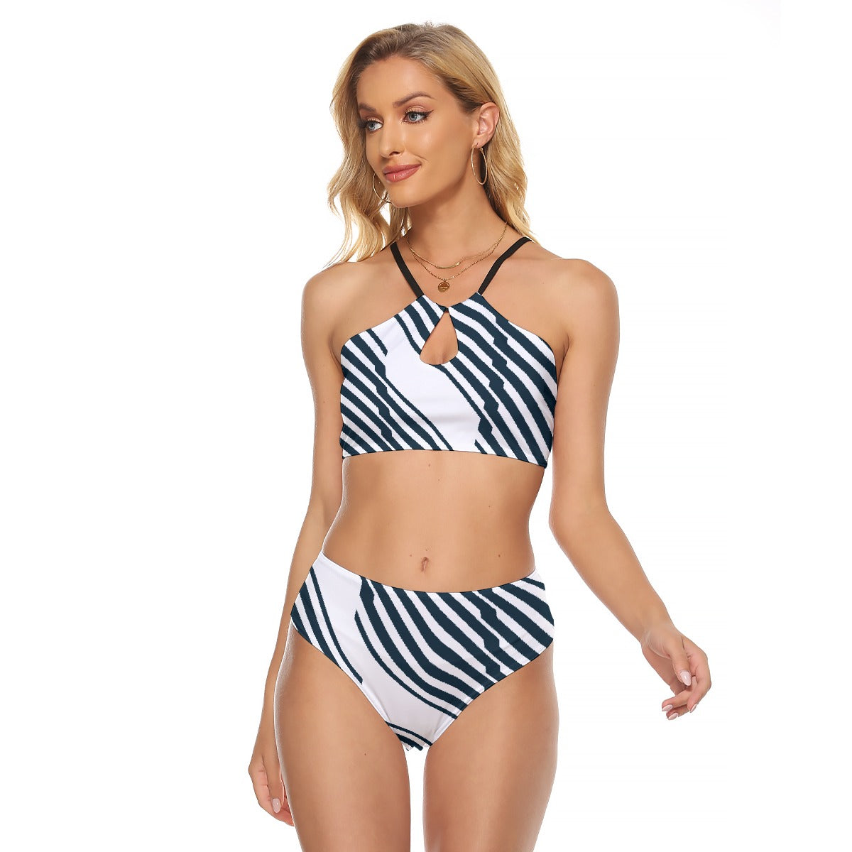 All-Over Print Women's Cami Keyhole One-piece Swimsuit