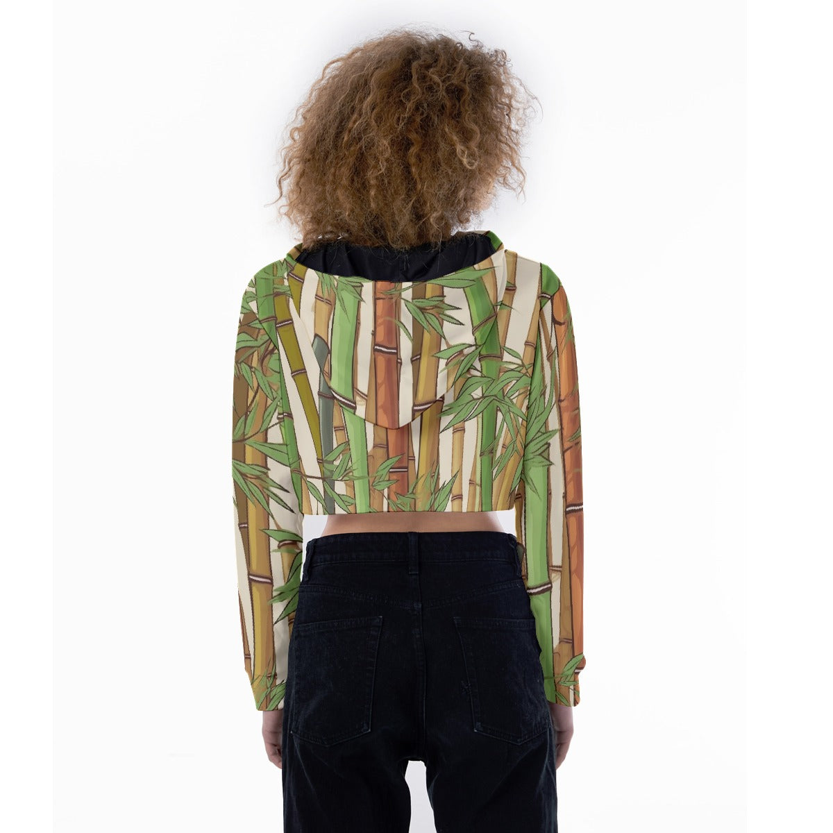 All-Over Print Women's Crop Top Hoodie