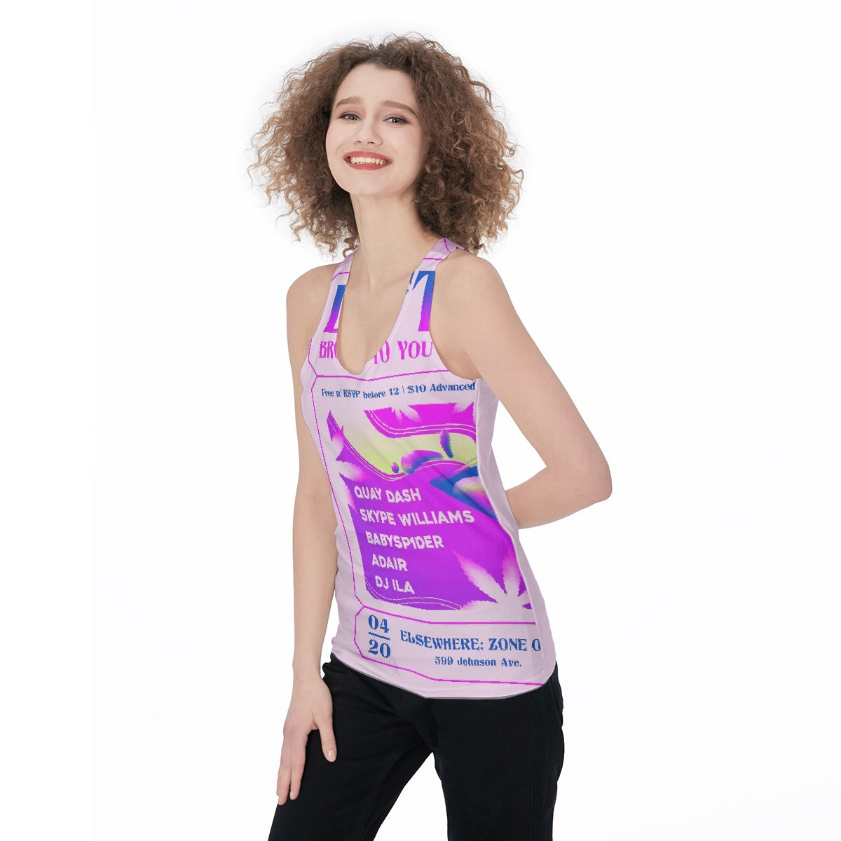 All-Over Print Women's Racerback Tank Top