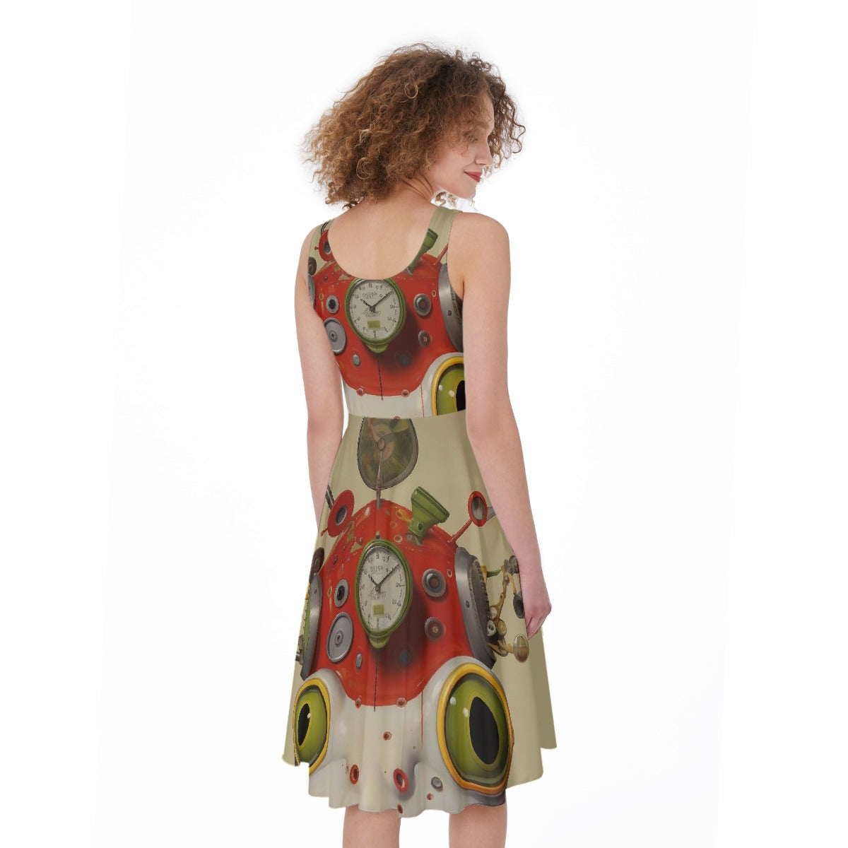 All-Over Print Women's Sleeveless Dress