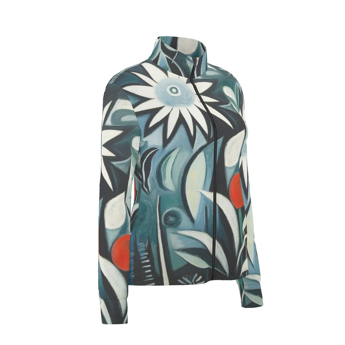 All-Over Print Women's Long Sleeve Thumbhole Jacket
