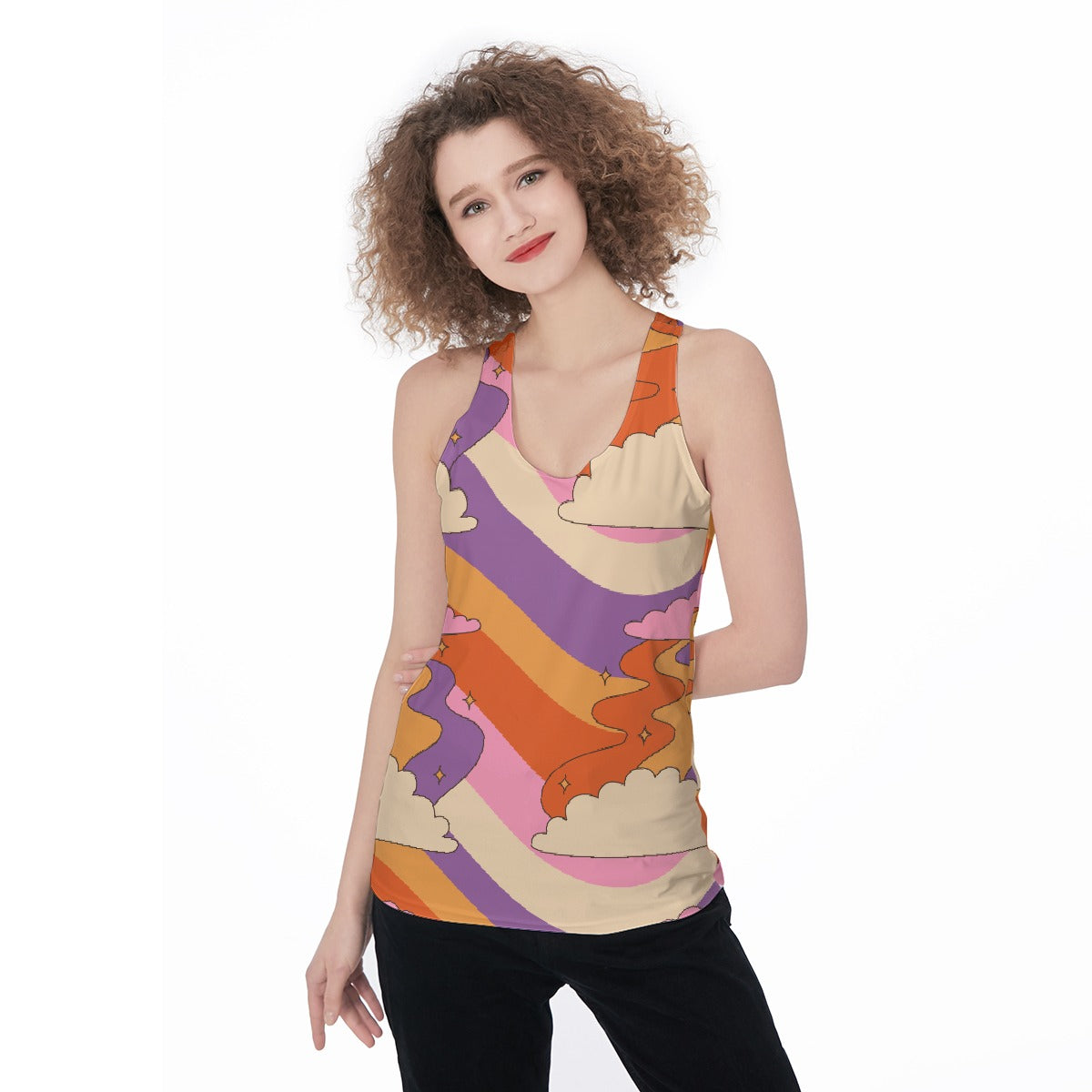 All-Over Print Women's Racerback Tank Top