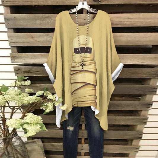 All-Over Print Women's Bat Sleeve Shirt