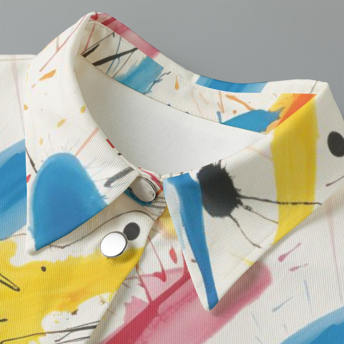 All-Over Print Women's Cropped Jacket | 245GSM Cotton
